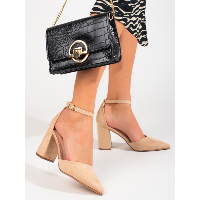 Salones de mujer Shelovet ante beige 1