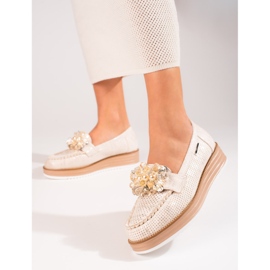 Zapatos mujer Shelovet beige con cristales 1