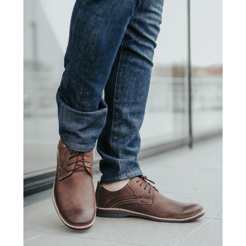 Zapatos hombre olivier piel 242 marrón 5