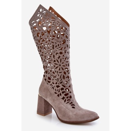 Lewski Shoes Botas Ante Calado Leski Shoes 3234 Cappuccino multicolor 10
