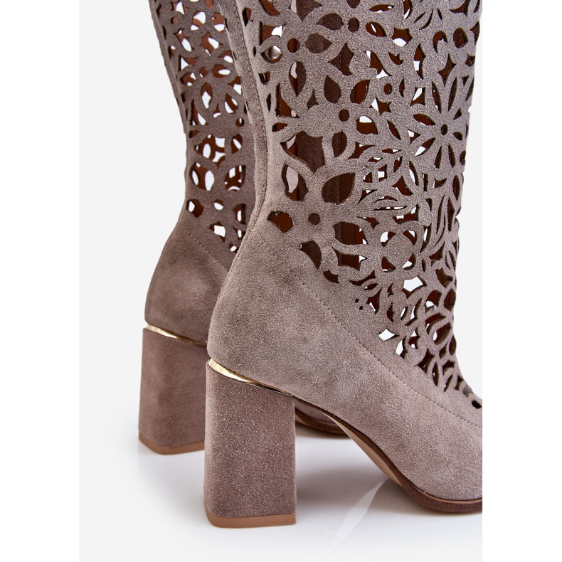 Lewski Shoes Botas Ante Calado Leski Shoes 3234 Cappuccino multicolor 1