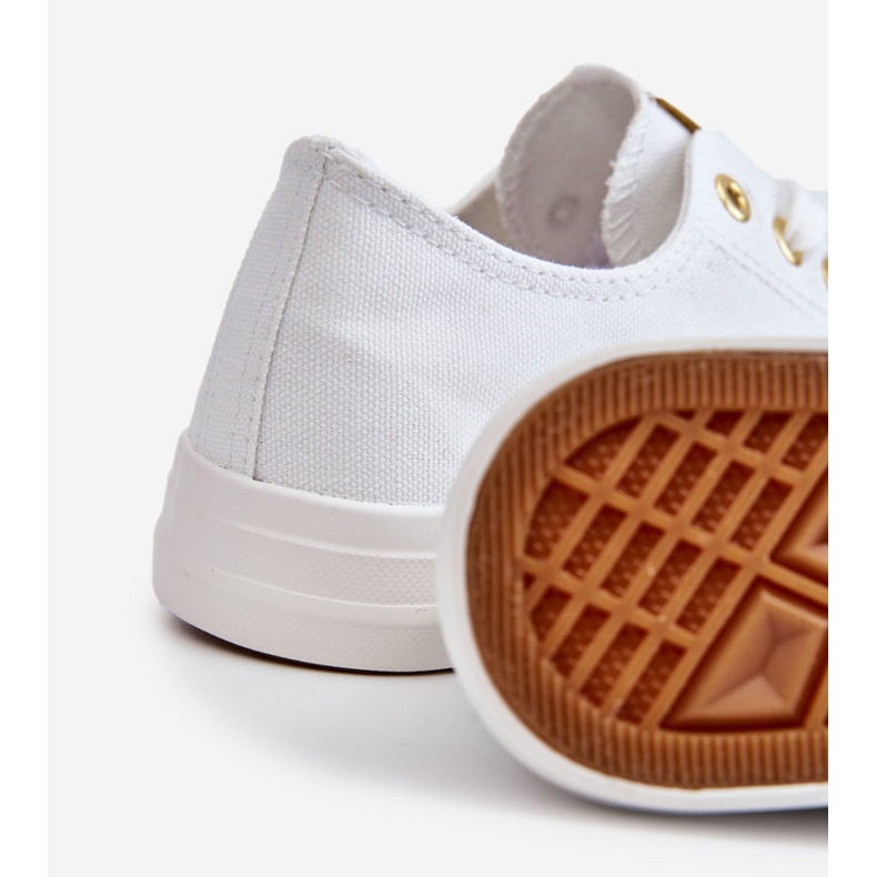 News Deportivas Clásicas de Mujer Ecoma Blanca y Dorada blanco 2