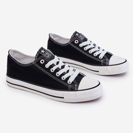 News Zapatillas clásicas de mujer Ecoma en blanco y negro 1