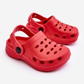 Pantuflas de espuma para niños Lucas rojas rojo 1