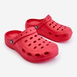 Pantuflas de espuma para niños Lucas rojas rojo 4