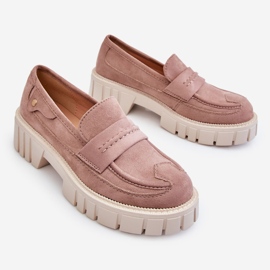 Slip-On Mujer Ante Marrón Claro Fiorell beige 1