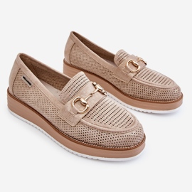 PM1 Mocasines Mujer Plataforma Beige Danny 10