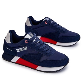 Zapatillas deportivas para hombre con sistema de espuma viscoelástica Big Star LL174159 azul marino 9