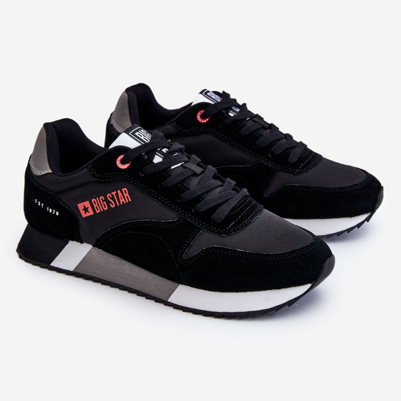 Zapatos deportivos Big Star para hombre con sistema de espuma viscoelástica LL174158 Negro 1 Zapatos deportivos Big Star para hombre con sistema de espuma viscoelástica LL174158 Negro 1