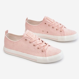 Zapatillas Mujer Big Star Bordadas LL274224 Rosa 1