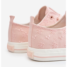 Zapatillas Mujer Big Star Bordadas LL274224 Rosa rosado 2