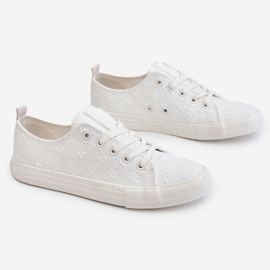 Sneakers Mujer Big Star Bordado LL274223 Blanco 9
