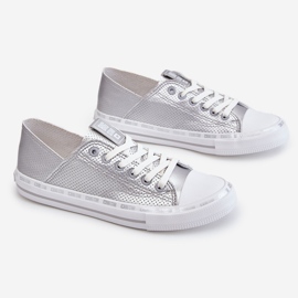 Sneakers Mujer Piel Bajas Big Star LL274016 Plata 6