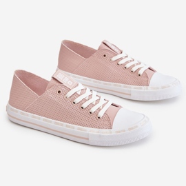 Sneakers Mujer Piel Bajas Big Star LL274015 Rosa rosado 4