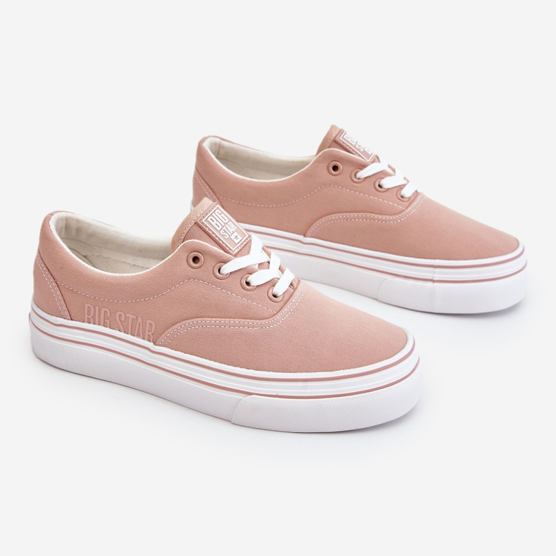 Sneakers Mujer Plataforma Big Star LL274229 Rosa 2
