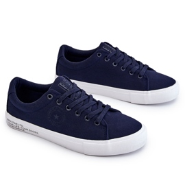 Sneakers de Hombre de Tejido Bajo Big Star LL174076 Azul Marino multicolor 9