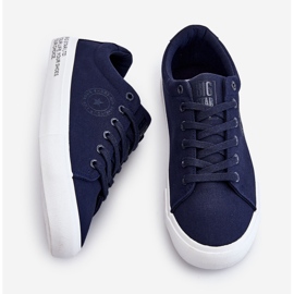 Sneakers de Hombre de Tejido Bajo Big Star LL174076 Azul Marino multicolor 6