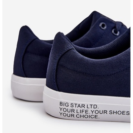 Sneakers de Hombre de Tejido Bajo Big Star LL174076 Azul Marino multicolor 2