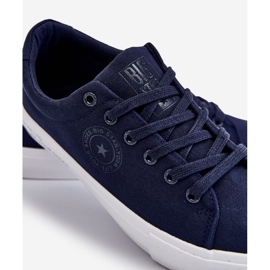 Sneakers de Hombre de Tejido Bajo Big Star LL174076 Azul Marino multicolor 4