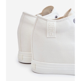 Zapatillas Altas Cuña Oculta Big Star LL274035 Blanco 2