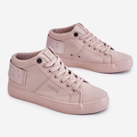 Zapatillas altas clásicas para mujer Big Star LL274004 Nude rosado 10