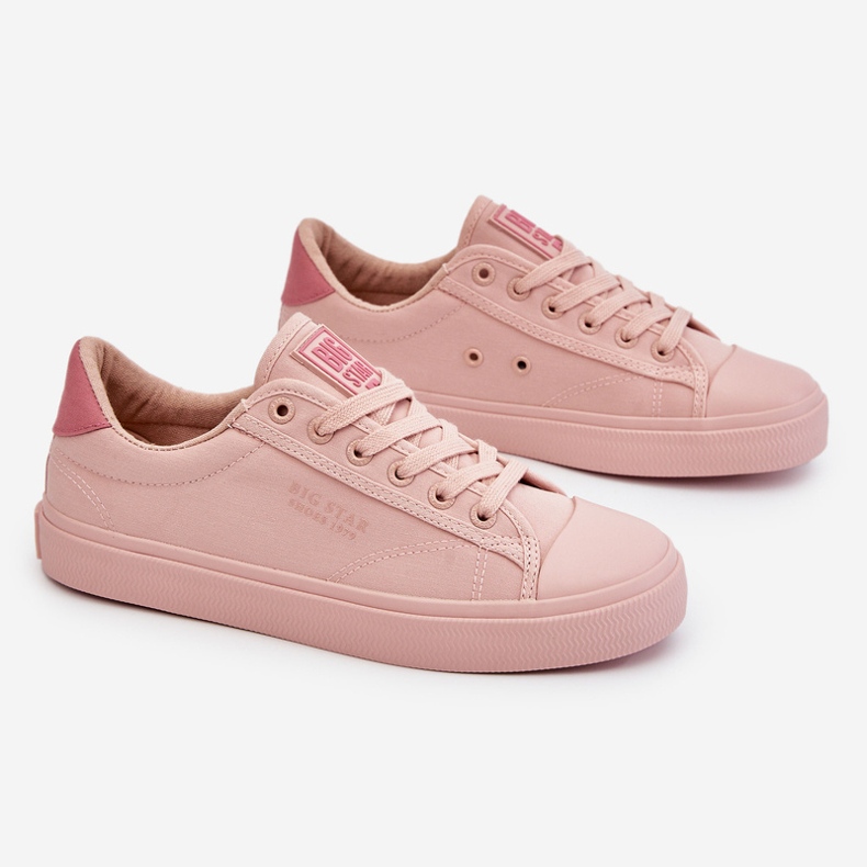 Zapatillas clásicas bajas Big Star LL274095 Rosa claro rosado 1