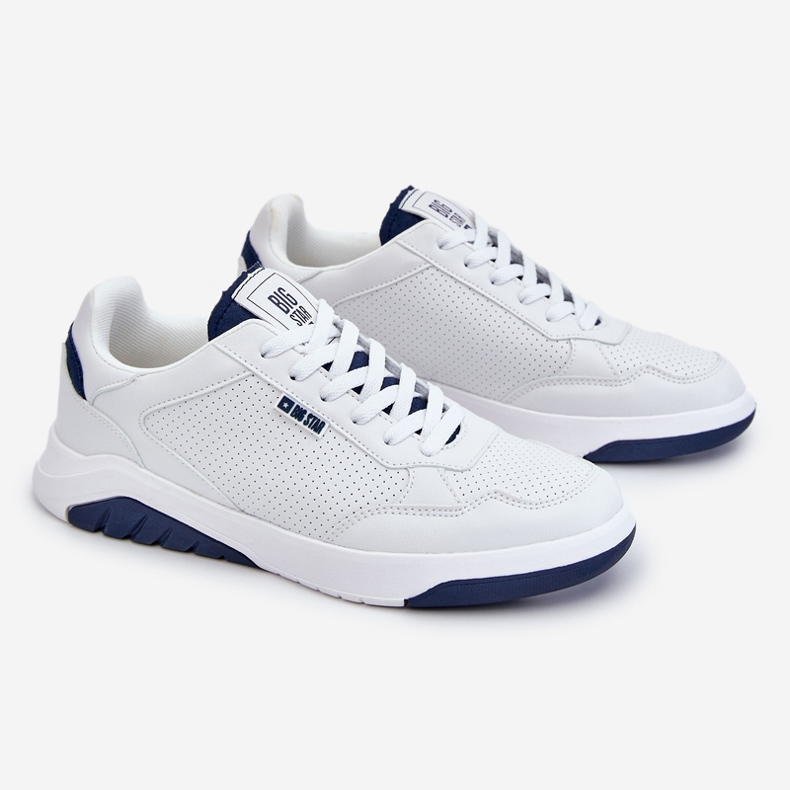 Zapatos deportivos Big Star de espuma viscoelástica para hombre JJ174318 Blanco 1