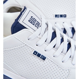 Zapatos deportivos Big Star de espuma viscoelástica para hombre JJ174318 Blanco 7