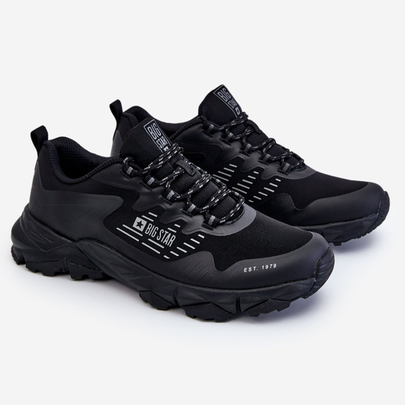 Zapatos deportivos Classic Memory Foam System Big Star para hombre LL174127 Negro 1