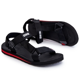 Sandalias Velcro Hombre Big Star DD174717 Negro 9