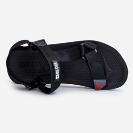 Sandalias Velcro Hombre Big Star DD174717 Negro 3