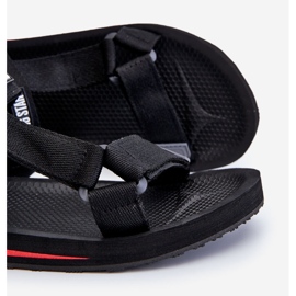 Sandalias Velcro Hombre Big Star DD174717 Negro 2