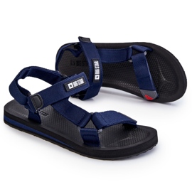 Sandalias Hombre Velcros Big Star DD174718 Azul Marino 10
