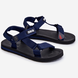 Sandalias Hombre Velcros Big Star DD174718 Azul Marino 2