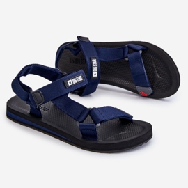 Sandalias Hombre Velcros Big Star DD174718 Azul Marino 8