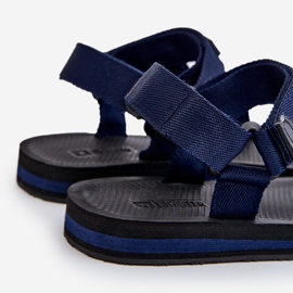 Sandalias Hombre Velcros Big Star DD174718 Azul Marino 7