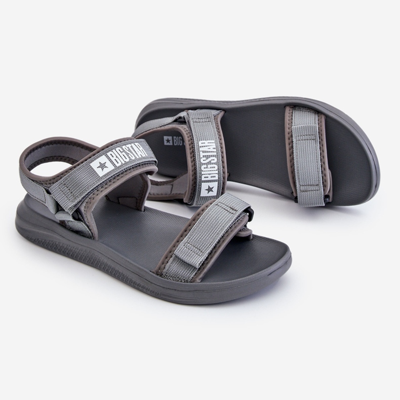 Sandalias Deportivas Hombre Big Star HH174843 Gris 1