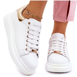 Zapatillas Deportivas de Mujer GOE LL2N4011 Blanco-Oro 10