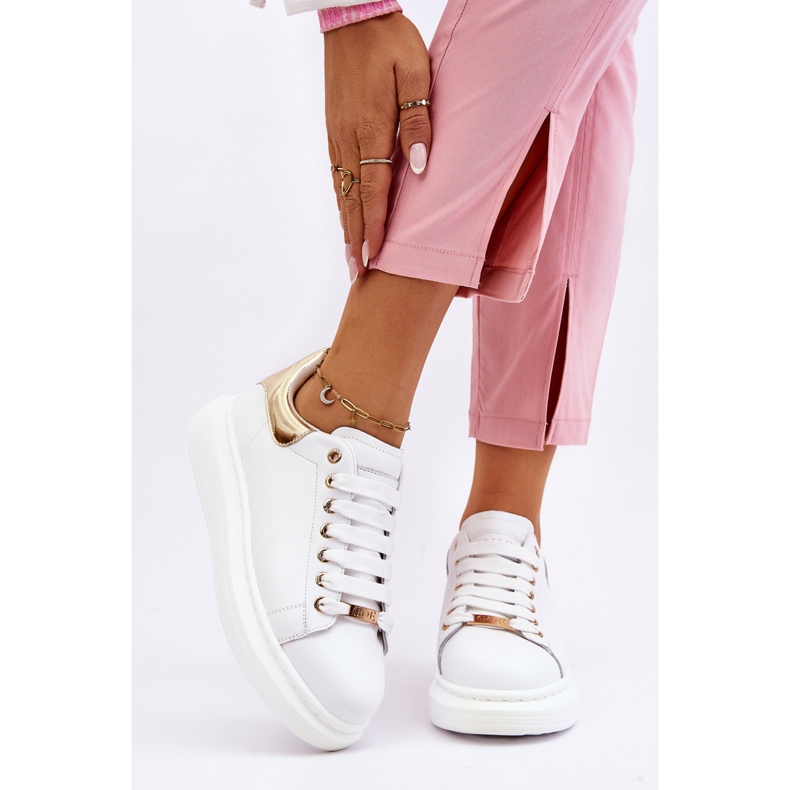 Zapatillas Deportivas de Mujer GOE LL2N4011 Blanco-Oro 2