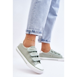 Deportivas Clásicas Tejido Velcro Big Star LL274A202 Verde 2