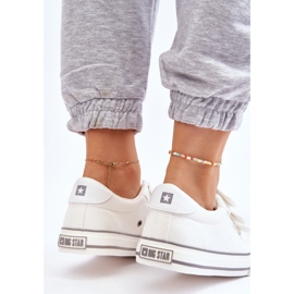 Deportivas Clásicas de Textil Con Velcro Big Star LL274A203 Blanco 5