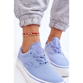 Zapatillas Big Star Tela Plataforma LL274145 Azul 5