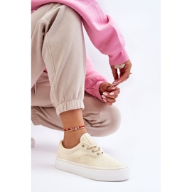 Zapatillas Big Star Fabric Platform LL274144 Amarillo claro 6