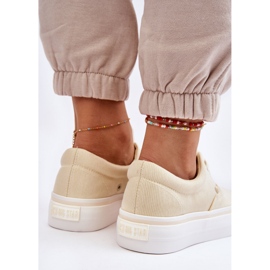 Zapatillas Big Star Fabric Platform LL274144 Amarillo claro 5