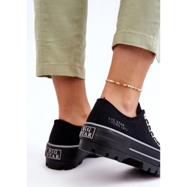 Deportivas Tela Plataforma Big Star LL274149 Negro 8