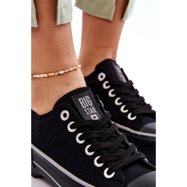 Deportivas Tela Plataforma Big Star LL274149 Negro 6
