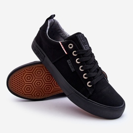 Zapatillas bajas de tela para hombre Big Star KK174002 Negro 5