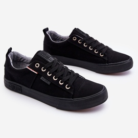 Zapatillas bajas de tela para hombre Big Star KK174002 Negro 6