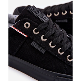 Zapatillas bajas de tela para hombre Big Star KK174002 Negro 4