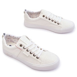 Zapatillas bajas de tela para hombre Big Star KK174001 Blanco 8